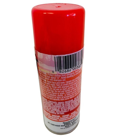 Bright Color Hair Spray 2 Oz Rubies II LLC Temporary Hair Color Red - Picture 4 of 6